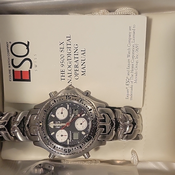 ESQ Swiss by Movado 9500 SLX Analog / Digital Chronograph Watch - Picture 6 of 6